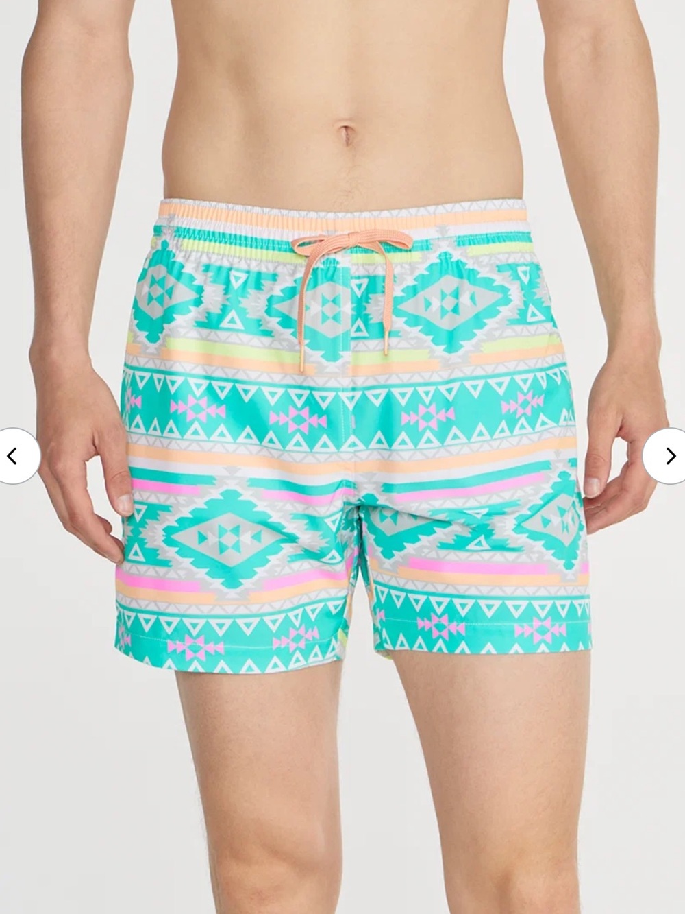 Chubbies En Fuego Aztec Print Swim Trunks Lined Men’s Size Large